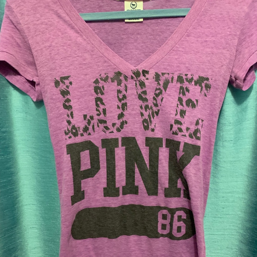 PINK v neck